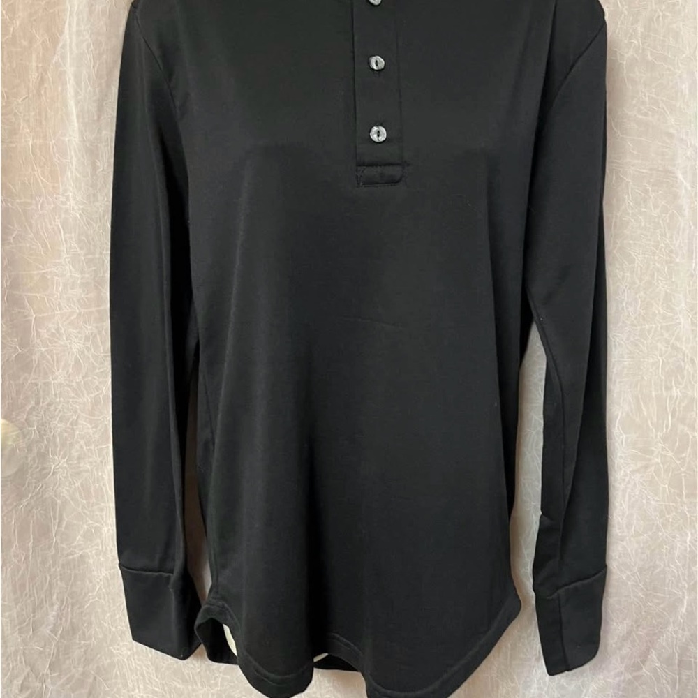 Piphany Black Long Sleeve Tee Classic Knit